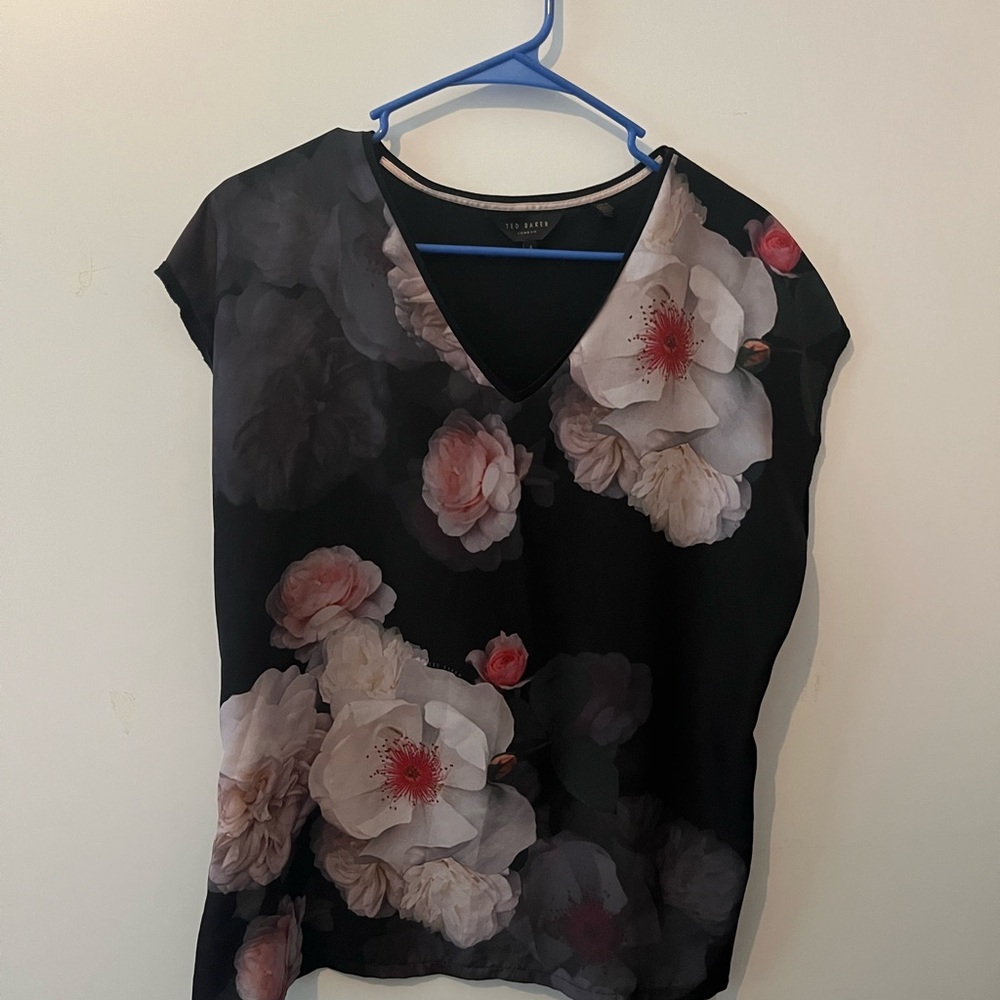 Ted Baker Black blouse, sheer